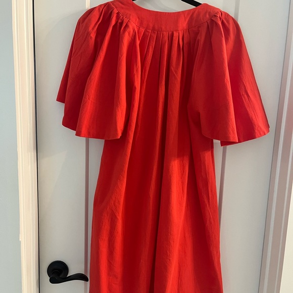 Pomander Place Red Finley Flutter Sleeve Dress - Picture 3 of 3